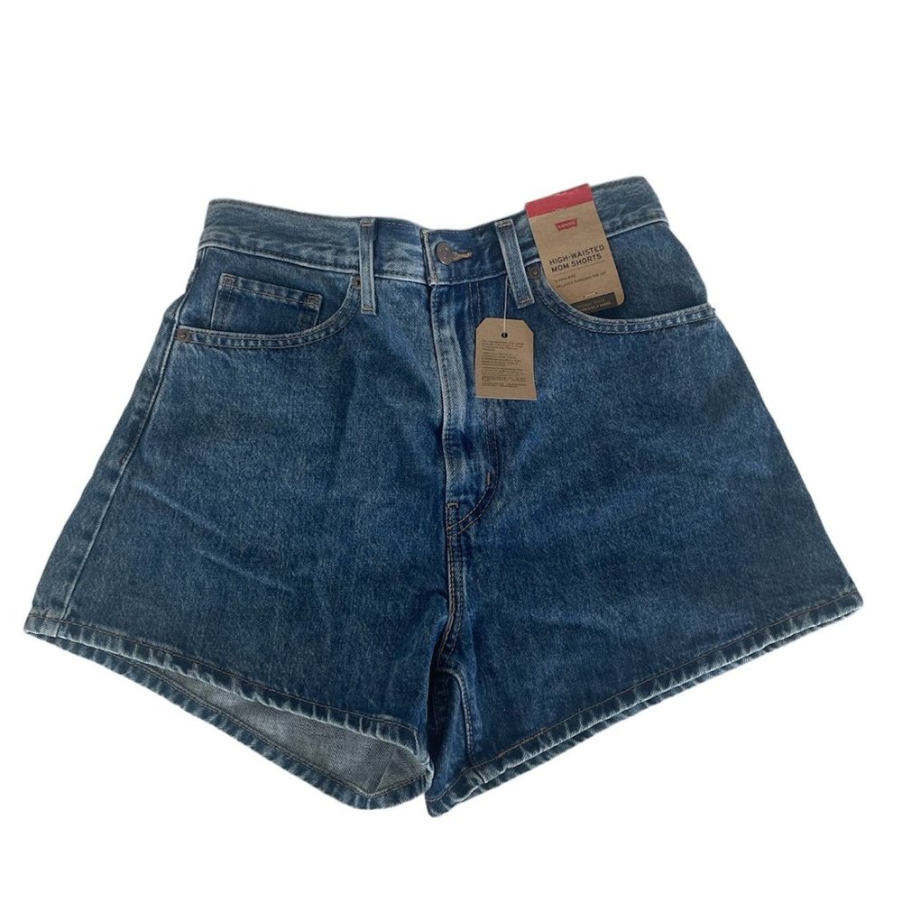 Levi's High-Waisted Mom Shorts Waist 28